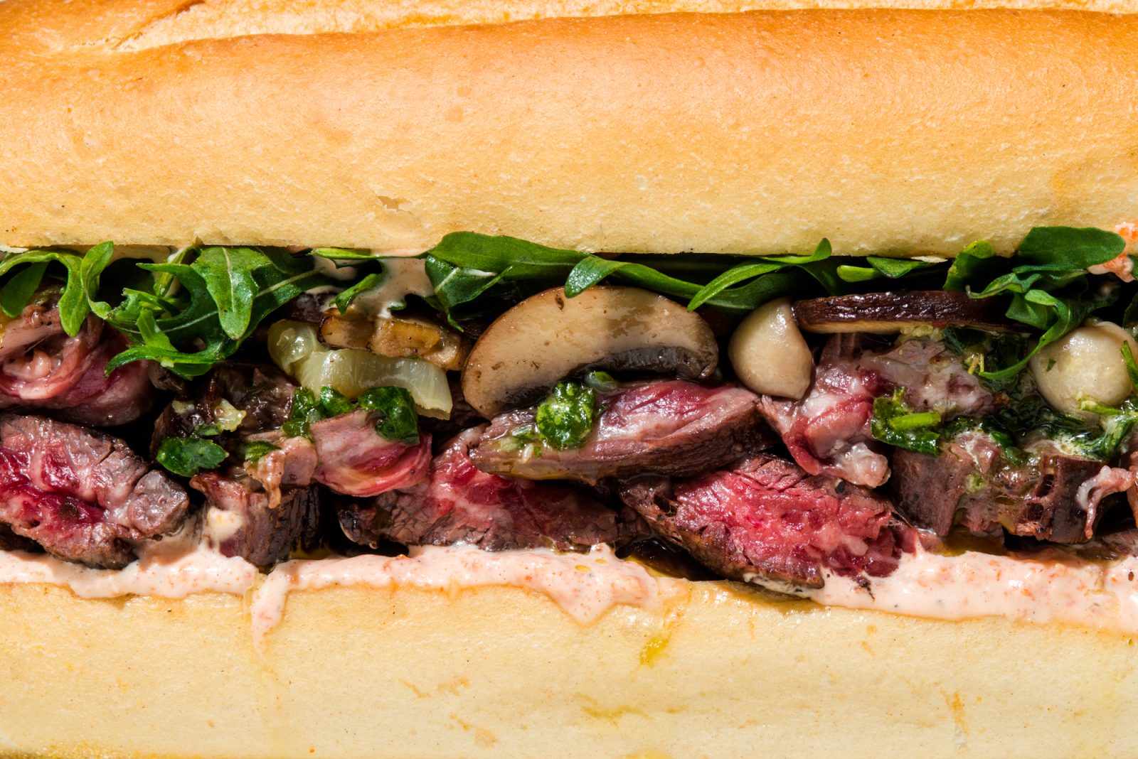 Skirt Steak Sandwich Made By Nashish