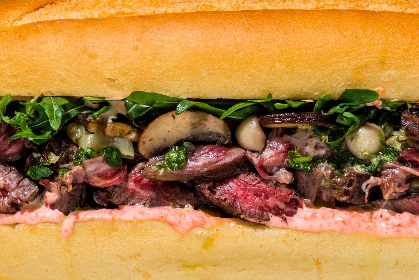 Yummy SKIRT STEAK CIABATTA SANDWICH   Follow tradefoods for more   TAG YOUR FRIENDS Turn on Post Notifications     Instagram